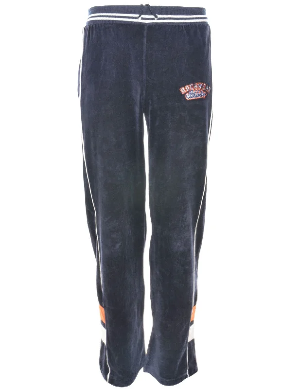 Bonus Savings Velvet Y2K Track Pants - W26 L33