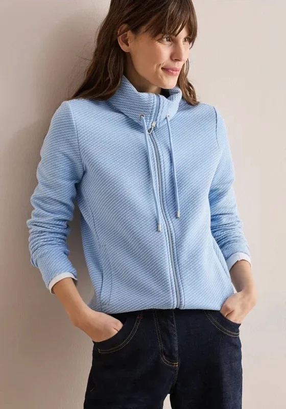 Huge Discounts Cecil Ribbed Ottoman Jacket, Light Blue