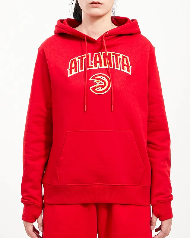 Today's Special SUDADERA CON GORRO NBA ATLANTA HAWKS CLASSIC ESSENTIALS PARA MUJER