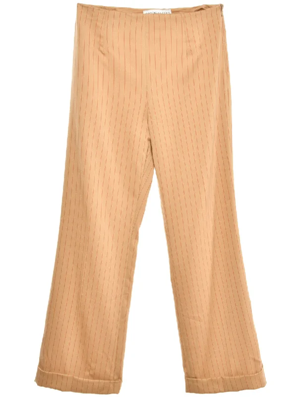 Huge Discounts Striped Red & Cream Trousers - W28 L29