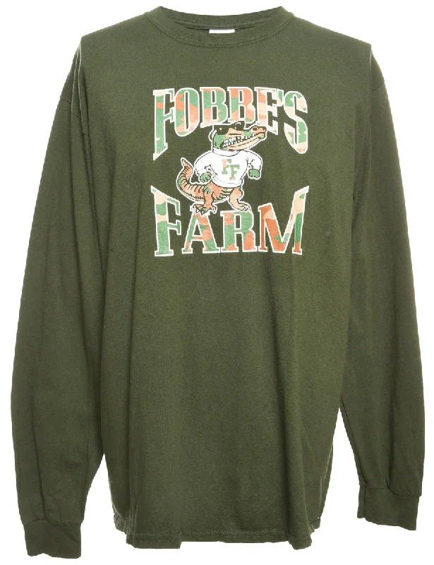 Low Prices Fobbes Farm Printed T-shirt - L