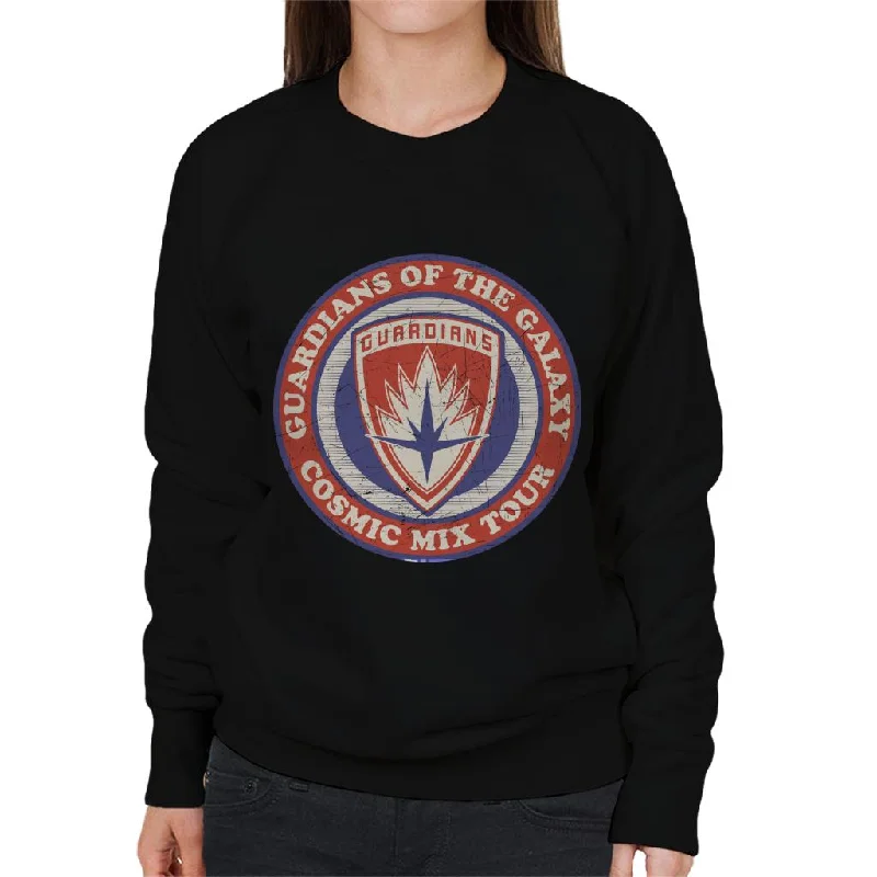 Discount Extravaganza Marvel GOTG Badge Guardians Cosmic Mix Tour Women's Sweatshirt