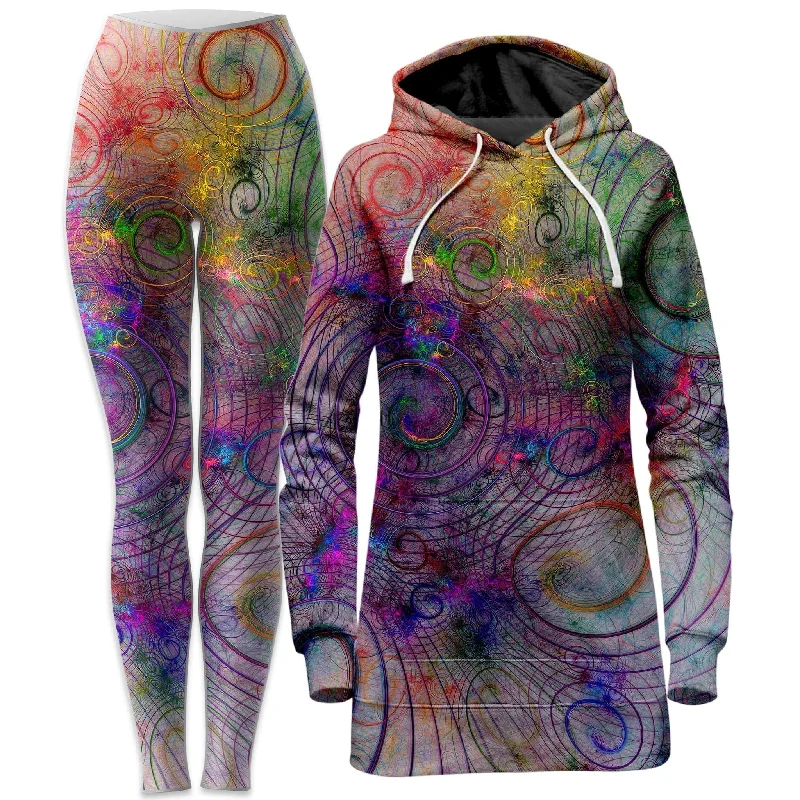 Amazing Deals Mental Tweak Hoodie Dress and Leggings Combo