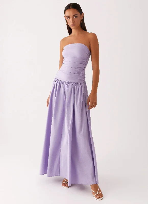 Deal Frenzy Carmel Maxi Dress - Lavender