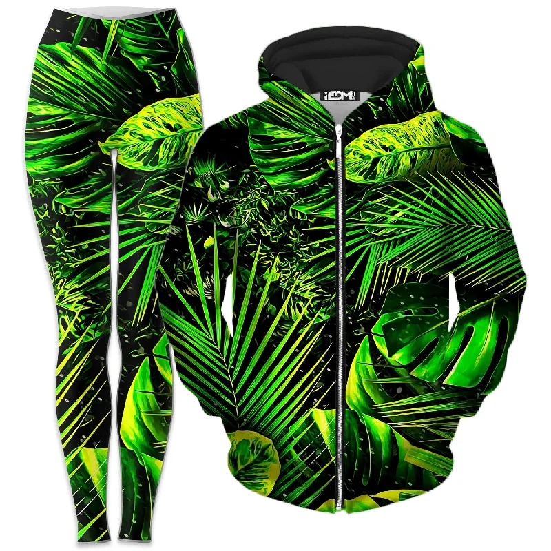 Early Access Junglist Zip-Up Hoodie and Leggings Combo