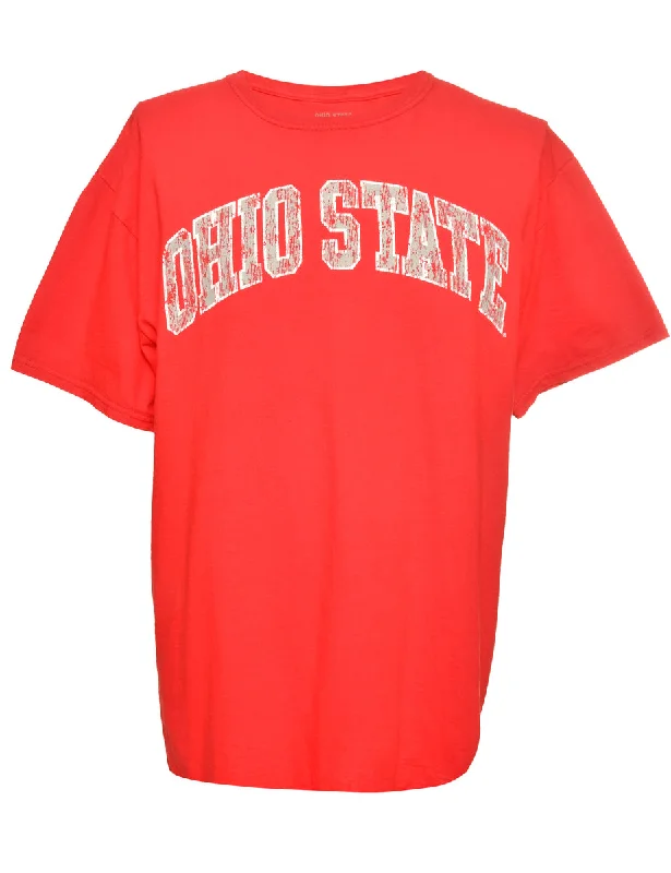 Steals and Deals Ohio State Printed T-shirt - L