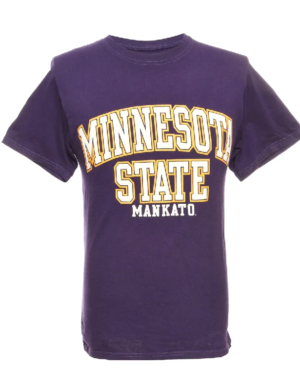 Daily Deals Purple Champion Printed T-shirt - S