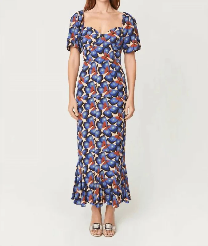 Final Markdown Ramona Dress In Cream Papillo