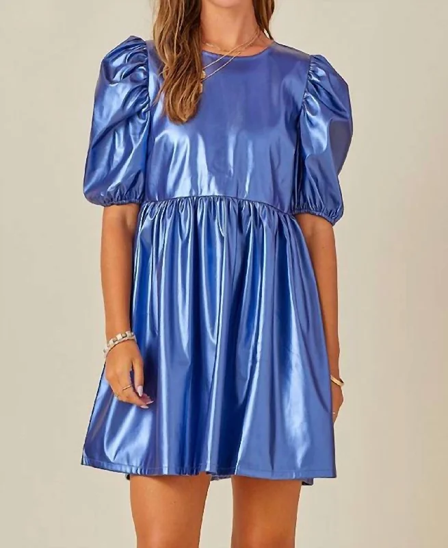 Warehouse Sale Daydream Look In Your Eye Dress In Blue