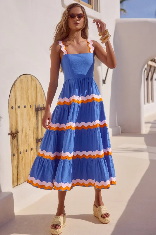 Exclusive Deal Tammi Dress In Sundae Ric Rac