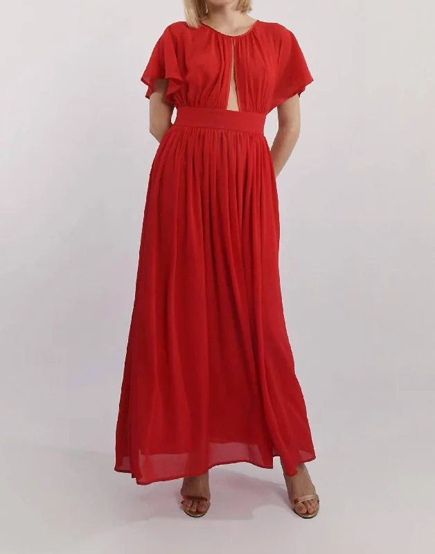 Special Promotion Liss Dress In Red