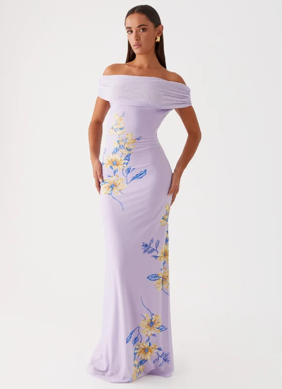 Deal Alert Yvonne Maxi Dress - Lavender