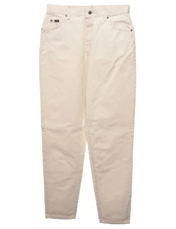 Value Deals Ivory Tapered Jeans - W32 L32