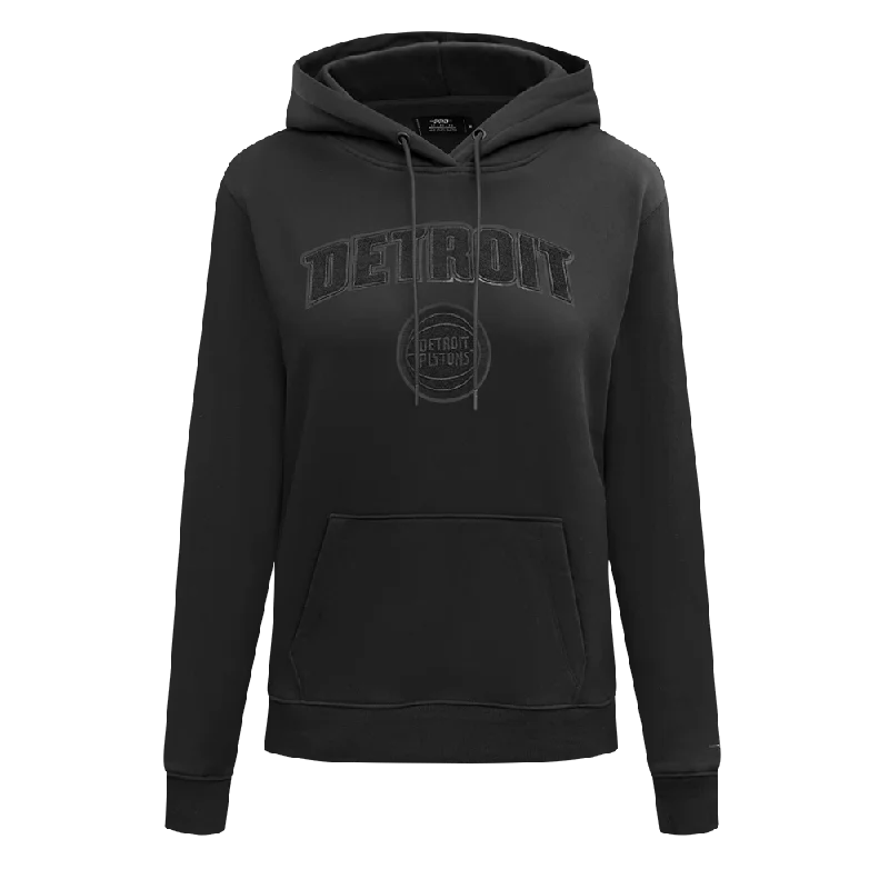 Price Fest SUDADERA CON GORRO NBA DETROIT PISTONS CLASSIC 3BK PARA MUJER