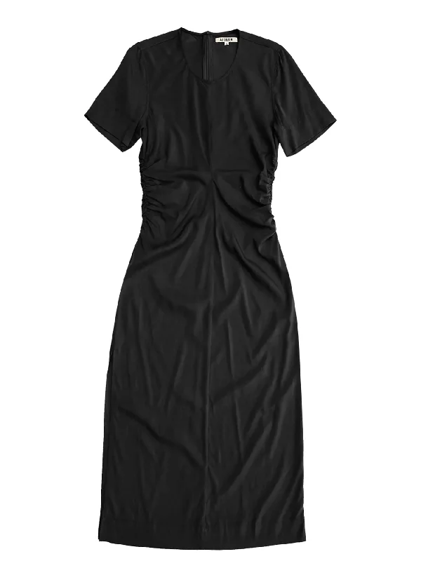 Stock Clearance Side Ruched Form Dress