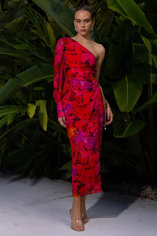 Big Discounts KANA MIDI DRESS - ROMELLY PINK