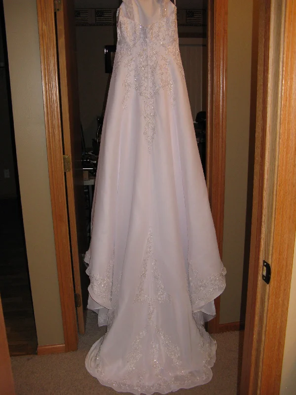Special Promotion David's Bridal A-Line with Chifon Split