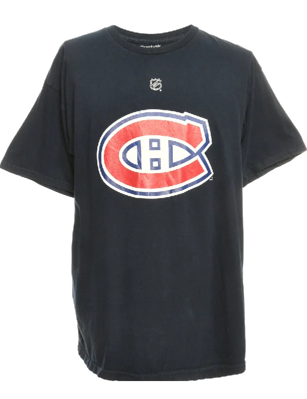 Today's Special NHL Navy Reebok Sports T-shirt - M