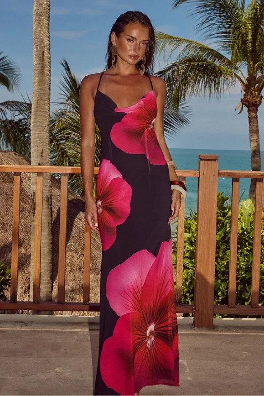 Super Sale BRIDGETTE MAXI DRESS - PINK FLOWER