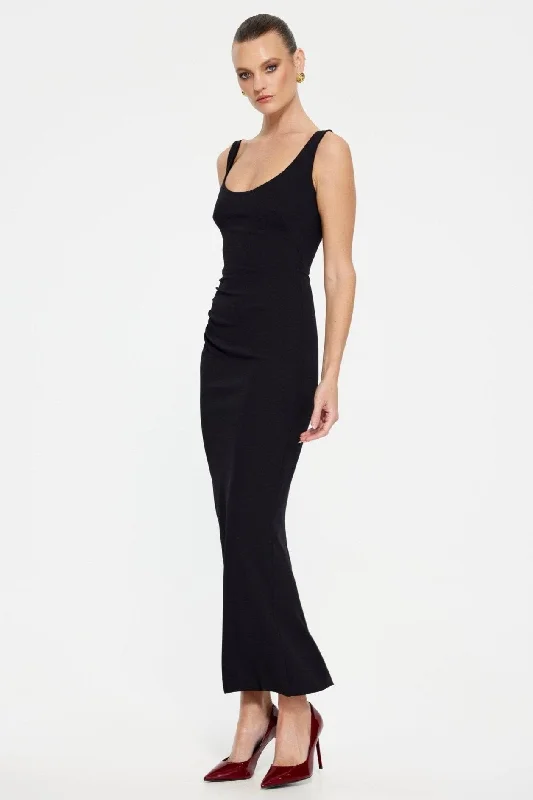 Extra Savings Gable Midi Dress - Black