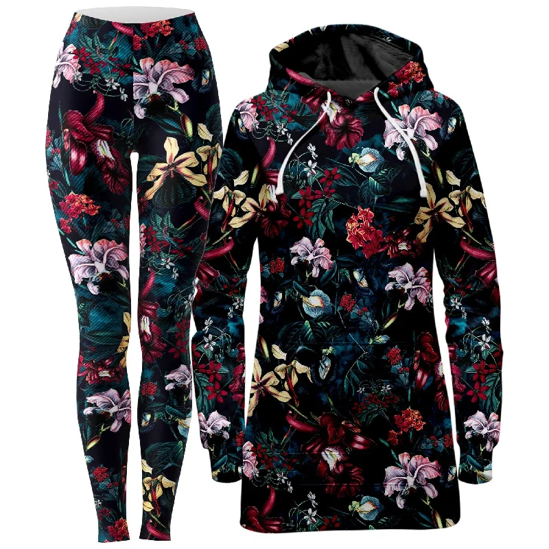 Huge Discounts Dark Path Hoodie Dress and Leggings Combo