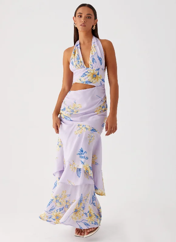 Discount Days Mikayla Maxi Dress - Lavender