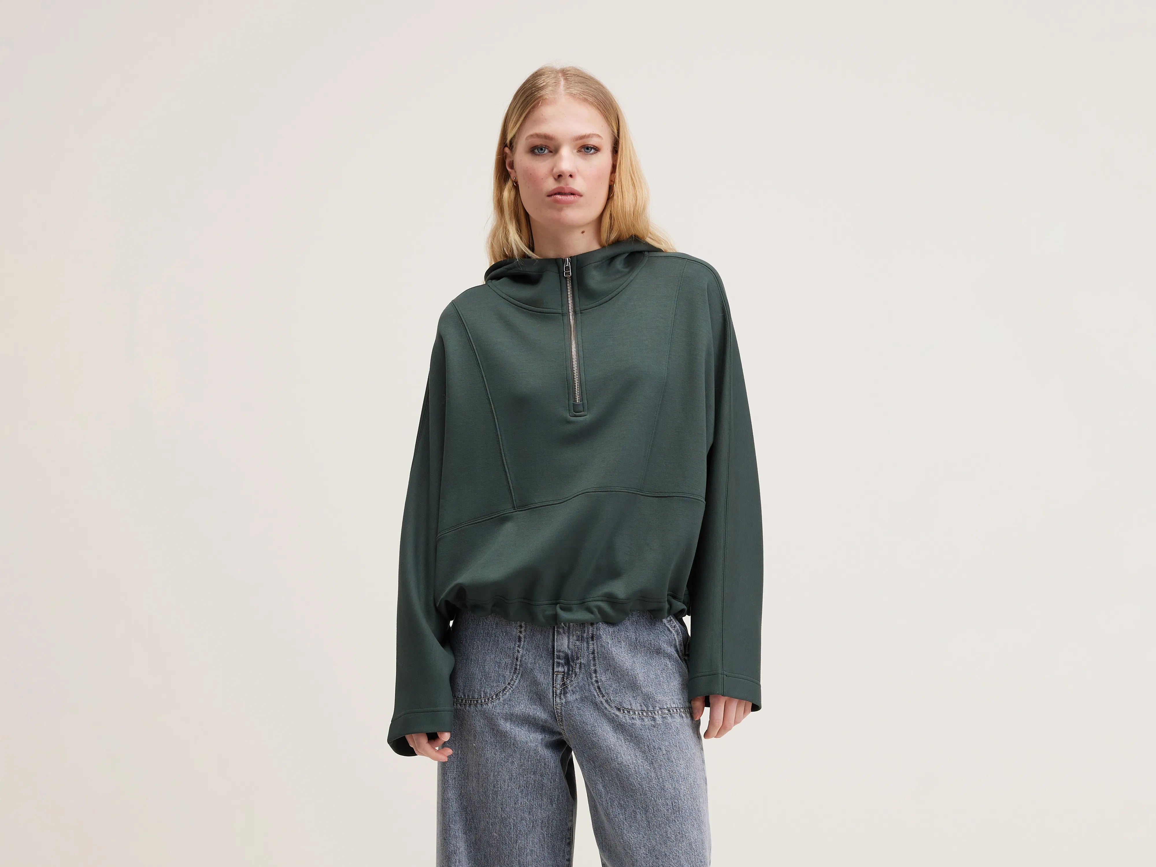 The Best Prices Tates wide-sleeve hoodie (242 / W / HUNTER)