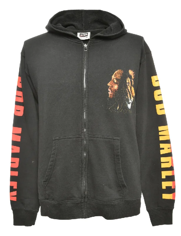 Take Advantage Bob Marely Printed Hoodie - L