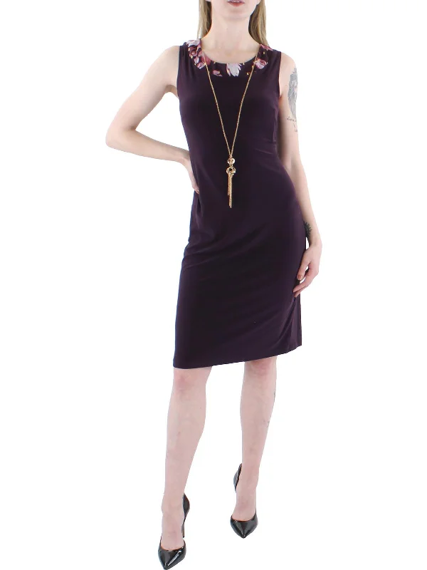 Great Deals Womens Knit Sleeveless Shift Dress