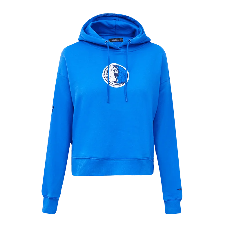Can't Miss SUDADERA CON GORRO NBA DALLAS MAVERICKS CLASSIC ESSENTIALS PARA MUJER