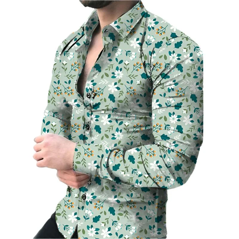 Bargain Prices Men's  Sleeved Large Floral Shirt