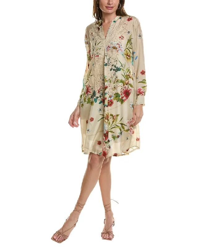 Savings Alert Johnny Was Sakura Viorel Silk Dress