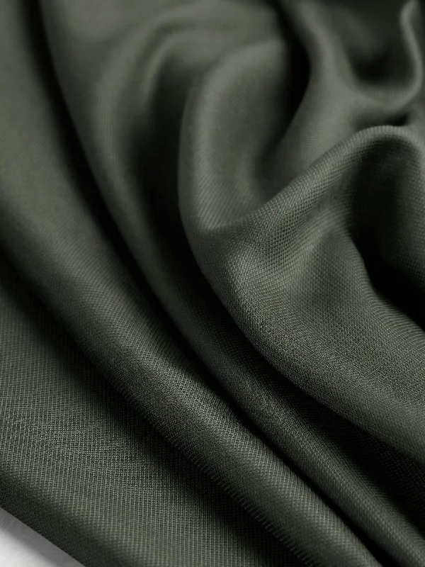 Final Clearance Drapey Dobby Textured Modal - Hunter Green