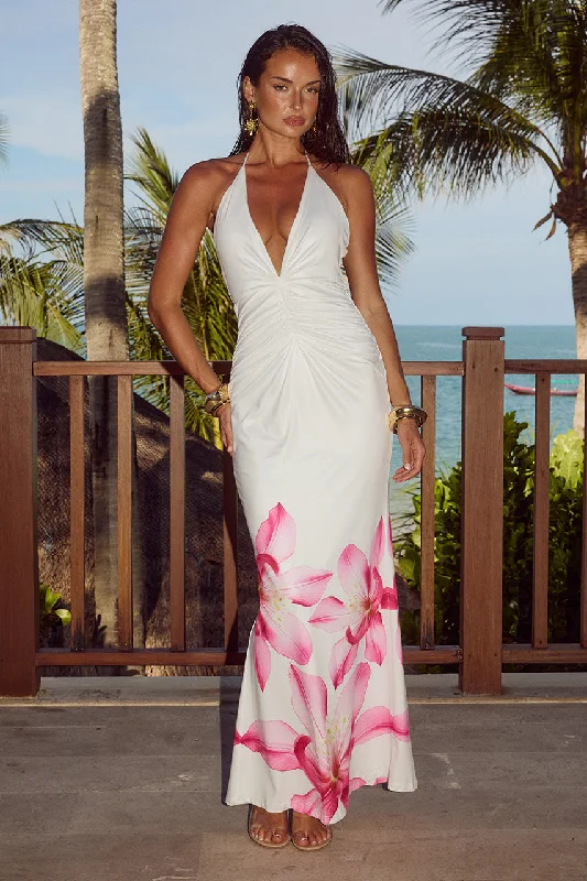 Exclusive Preview PRIMROSE MAXI DRESS - PINK FLOWER