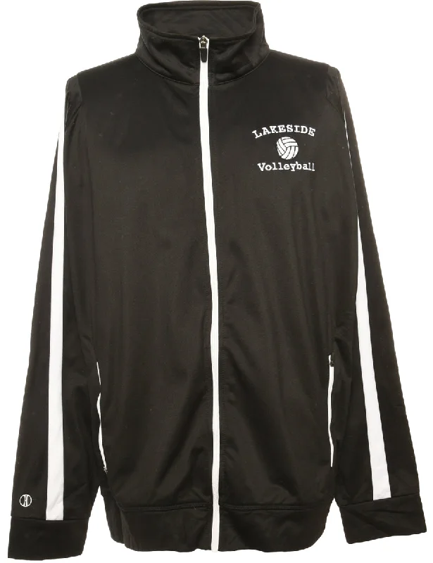 Don't Wait Black Track Top - XL