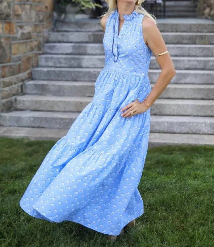 Sneak Peek Sale Birdie Dress In Luna Periwinkle Blue