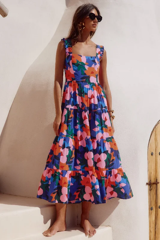 Reduced Prices Tia Dress In Acapulco Blue
