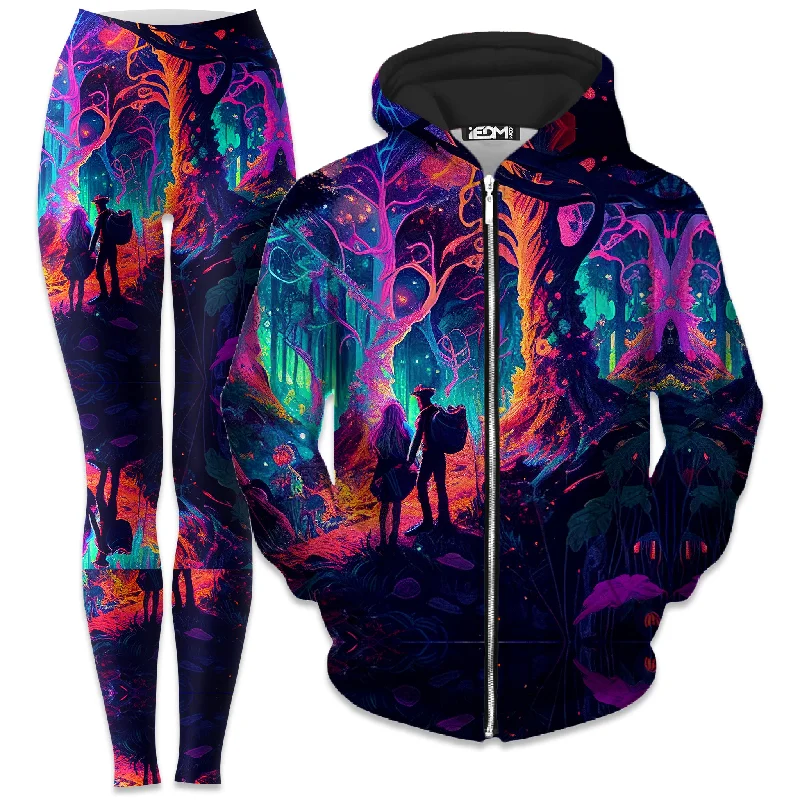 Price Reduction Soulmates Zip-Up Hoodie and Leggings Combo