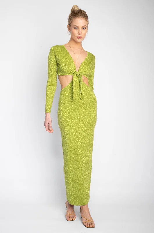 New Markdowns Noelle Knit Maxi in Lime