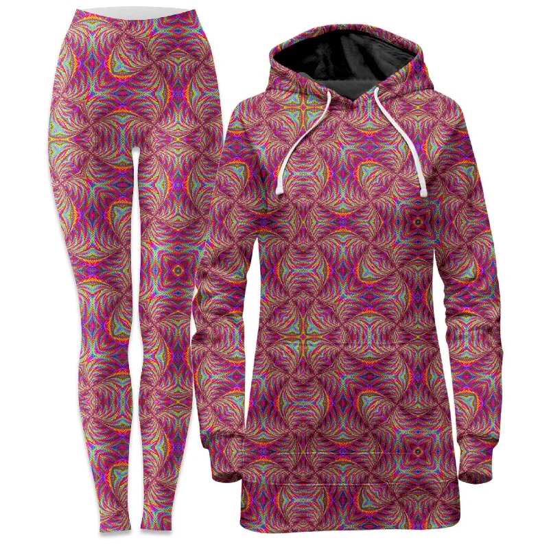 Friends and Family Sale Psy Schism Hoodie Dress and Leggings Combo