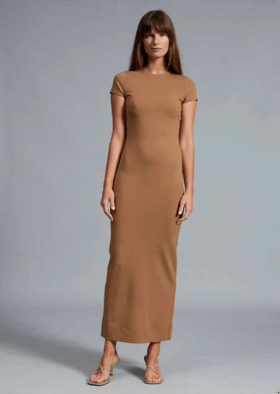 Weekend Flash Sale Irina Ponte Maxi Dress In Khaki