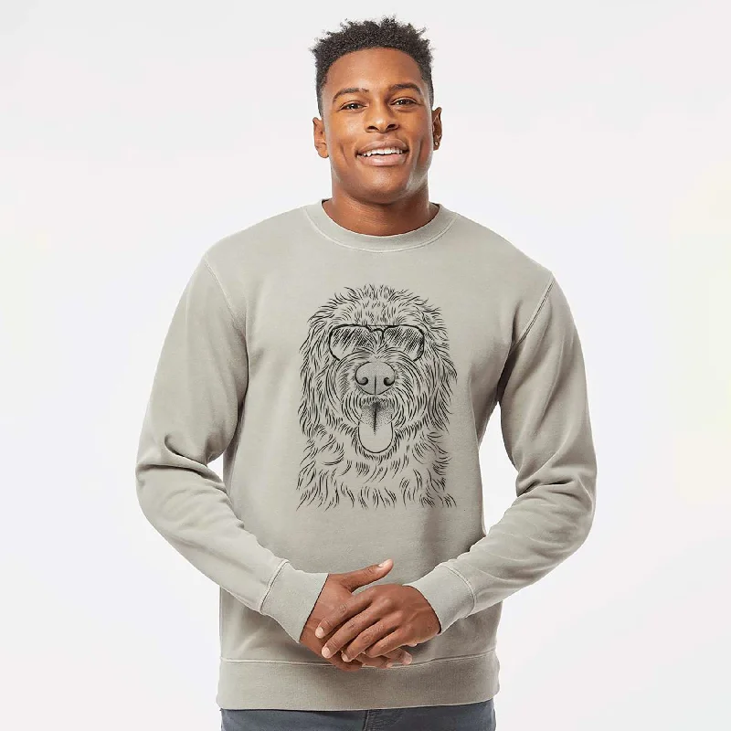 Unbeatable Prices Aviator Bennett the Doodle - Unisex Pigment Dyed Crew Sweatshirt