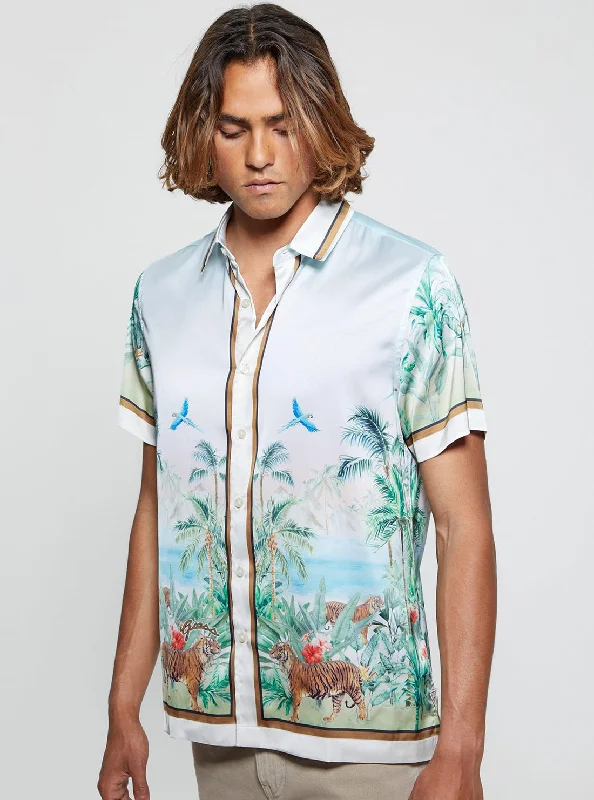 Best Bargains Blue Charm Big Cat Shirt