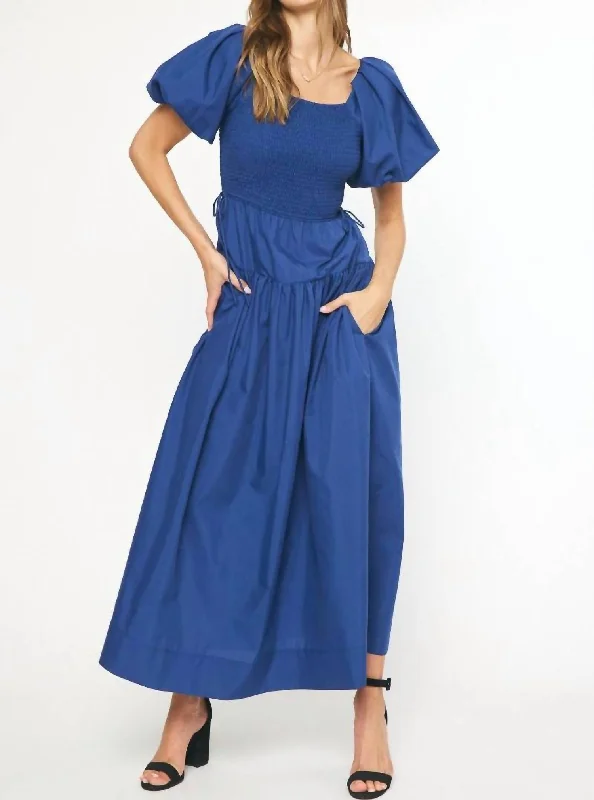 Great Bargains Sweetest Soul Dress In Blue