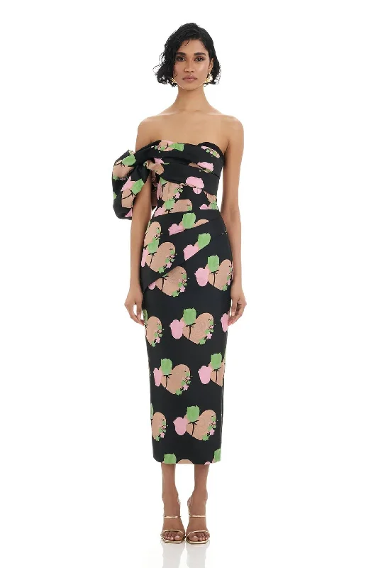 Overstock Hudson Dress - Black Print