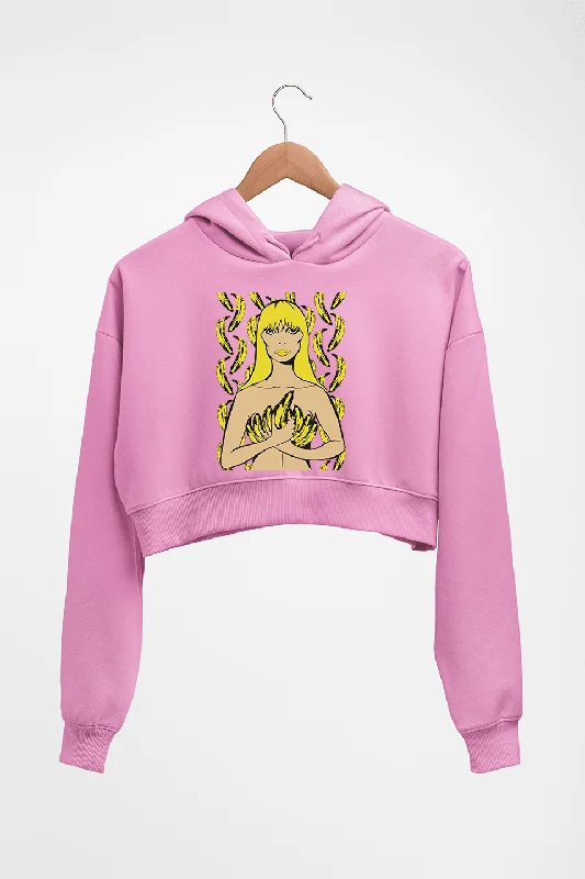 Final Markdown The Velvet Underground Crop HOODIE FOR WOMEN
