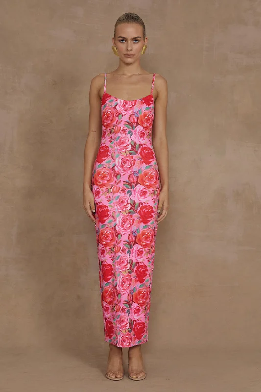 Lowest Price DEIA MIDI DRESS - BEGONIA PRINT