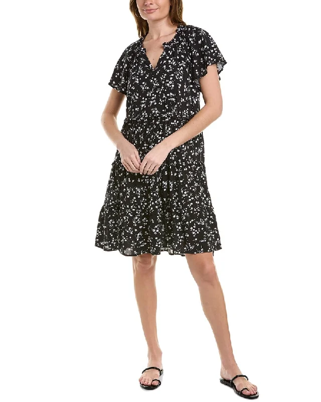 Act Fast beachlunchlounge Tiered A-Line Dress