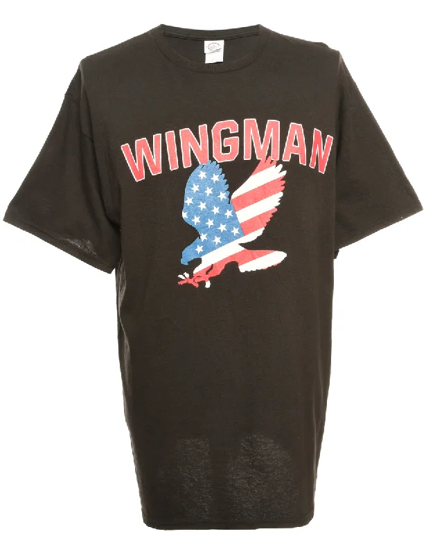 Special Price Wingman Printed T-shirt - M