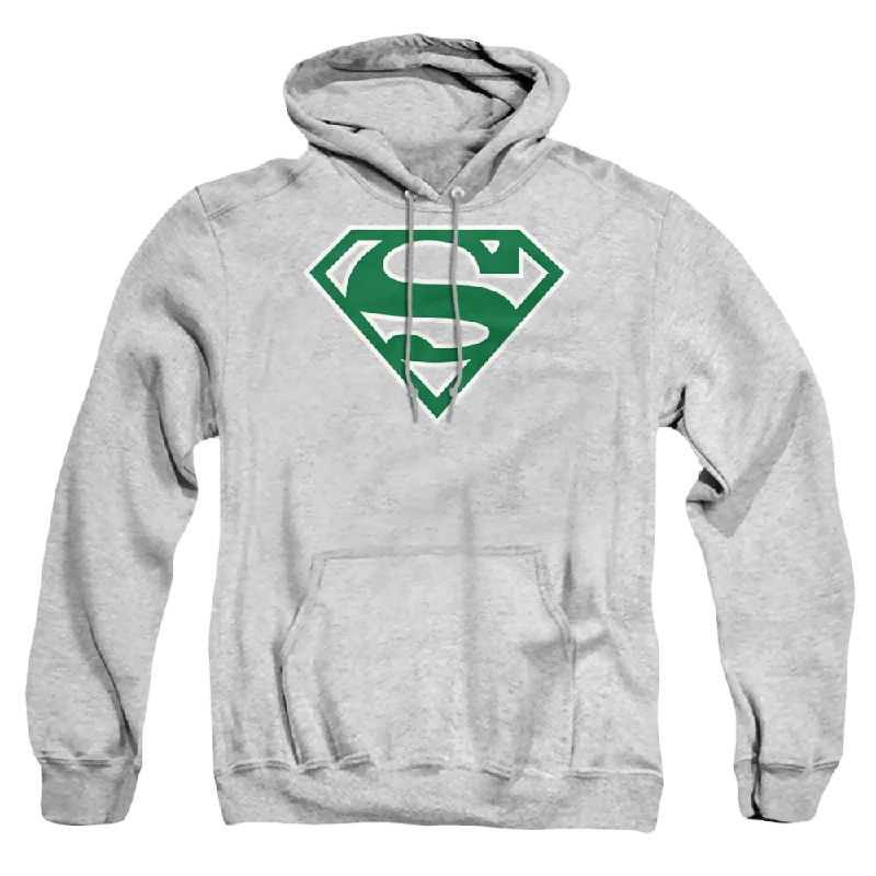 Instant Savings Superman Green & White Shield - Pullover Hoodie